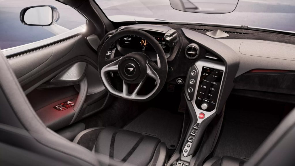 Sports car dashboard