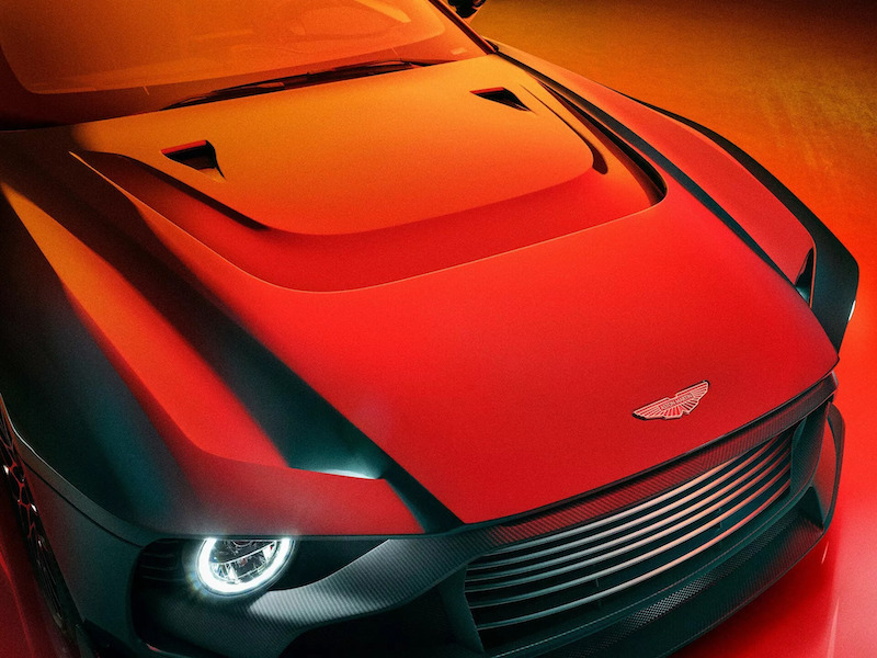 Aston Martin Sports Car orange