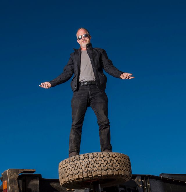 Man on tires Jonathon Ward