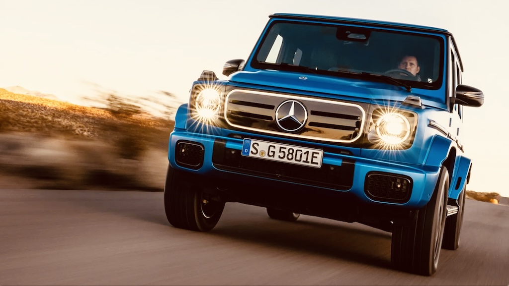 Blue car