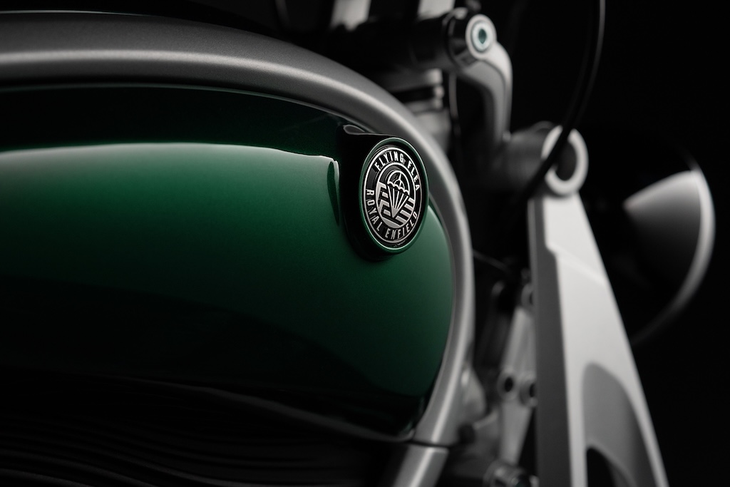 Side of motorcycle